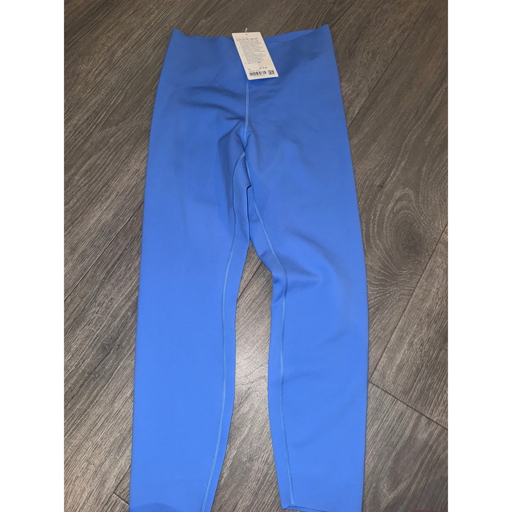 Lululemon Glow Up High Rise Tight 25 Poolside Blue Training Leggings NEW 10
